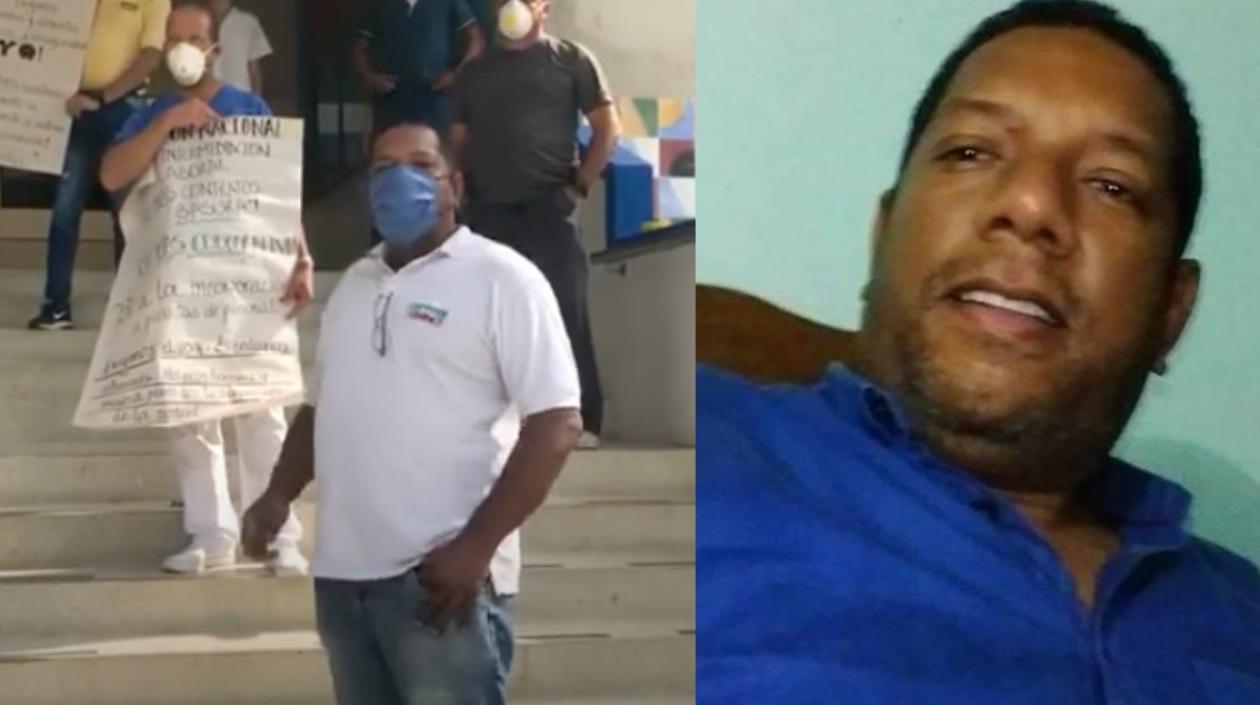  Fabián Arturo Palacio Pulido, auxiliar de enfermería fallecido por coronavirus.