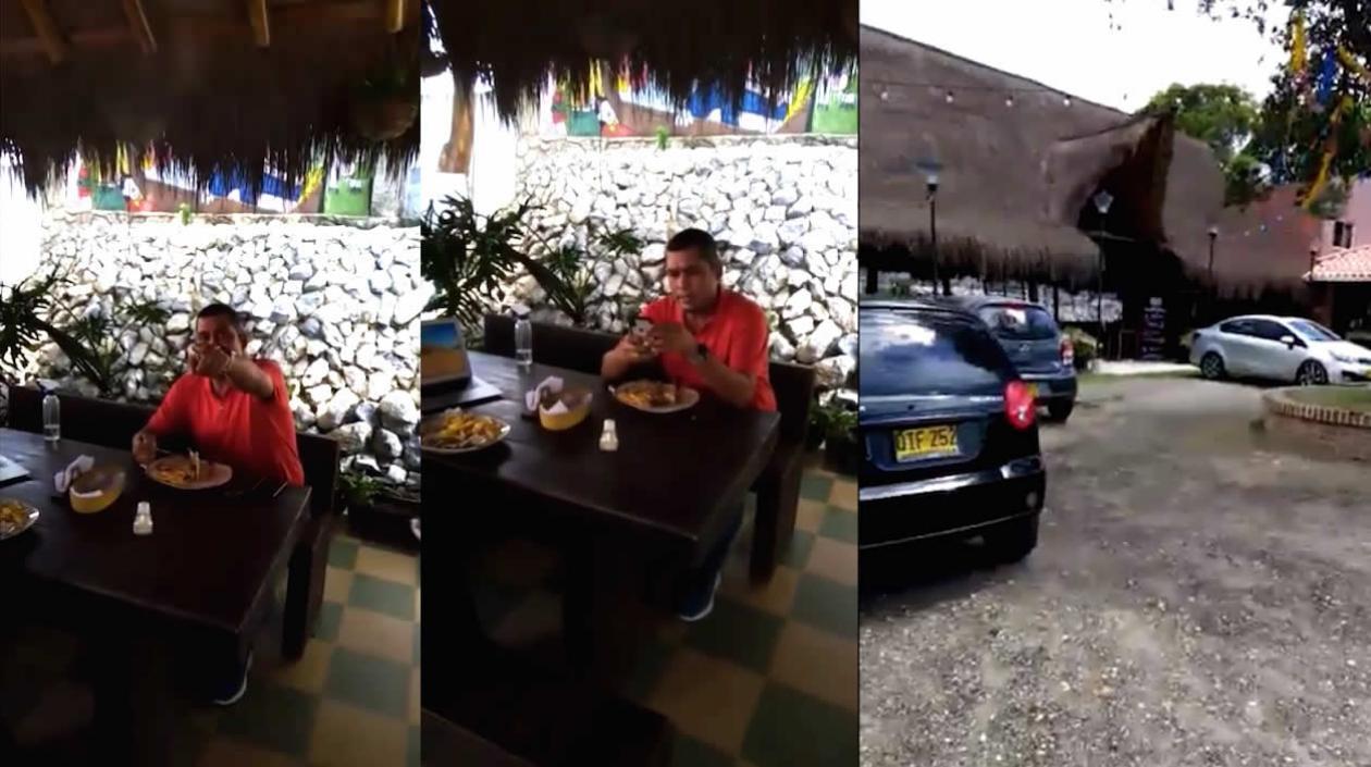 Secuencia del video con el Secretario Marco Tulio Rojas.