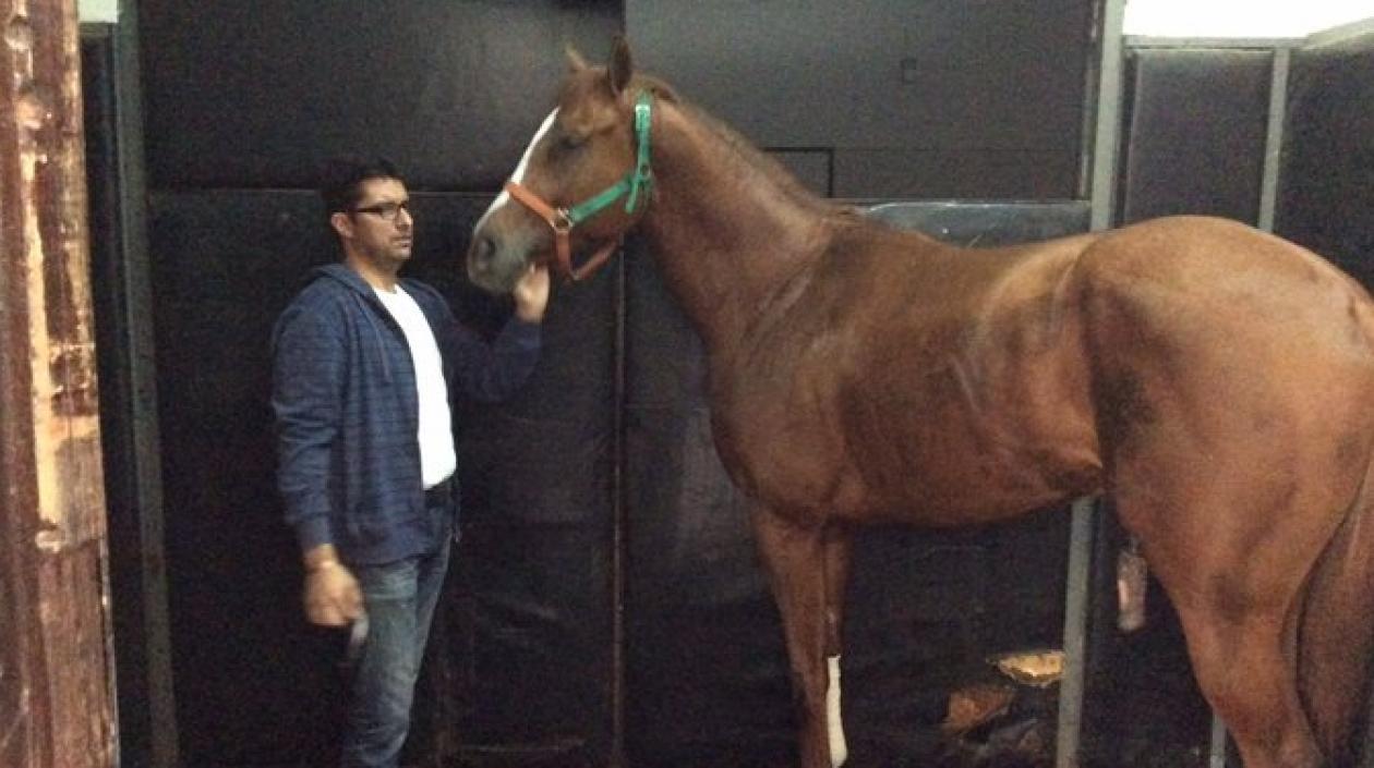 Ocean Bay, con quien fue su entrenador Ramón García.