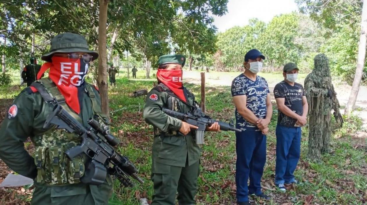 Los contratistas estaban desde el 3 de mayo en poder del ELN.