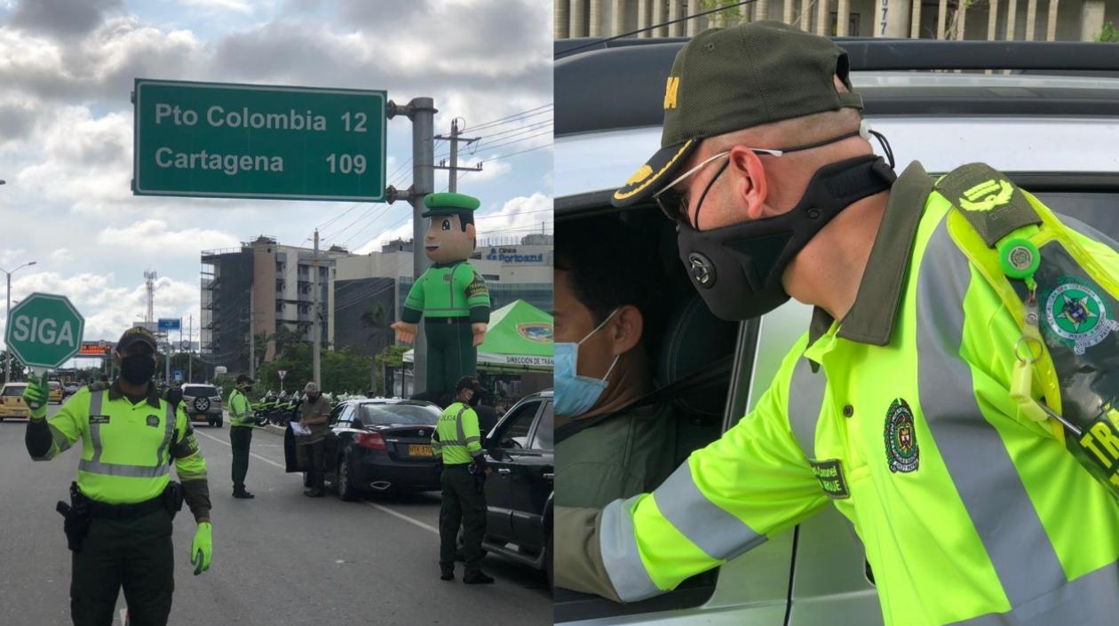 Operativos de control de la Policía.