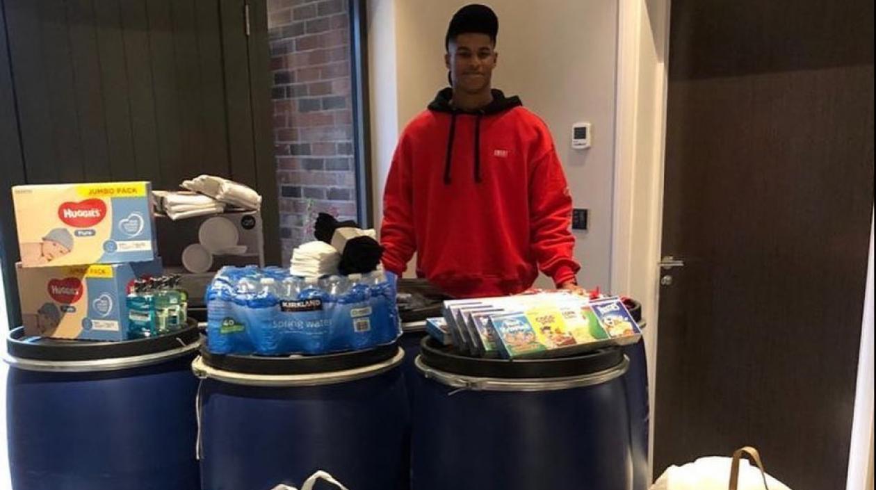 El futbolista del Manchester United, Marcus Rashford.