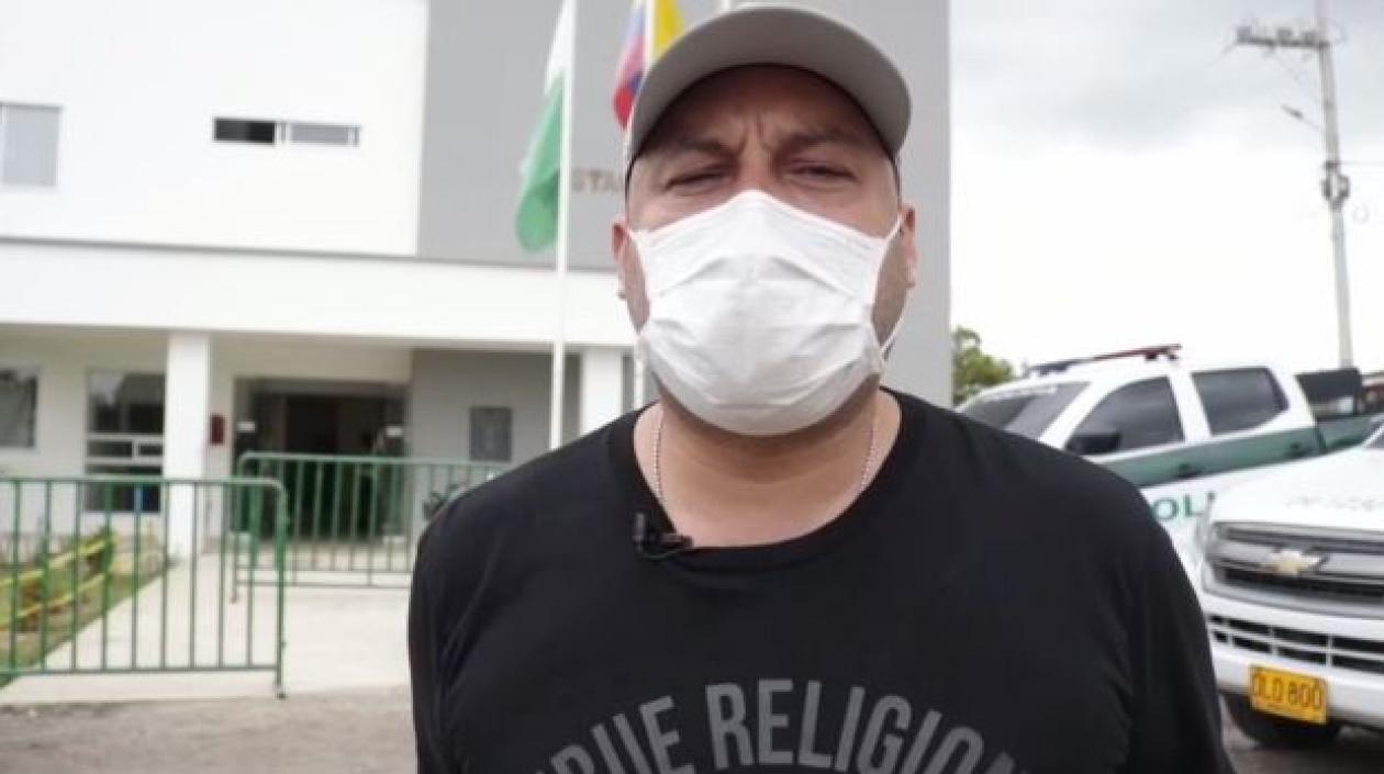 El Alcalde de Galapa, José Vargas.