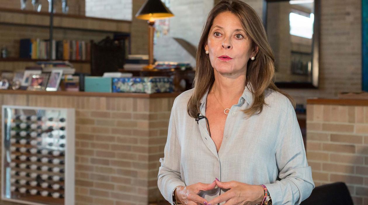 Marta Lucía Ramírez, vicepresidenta de Colombia.