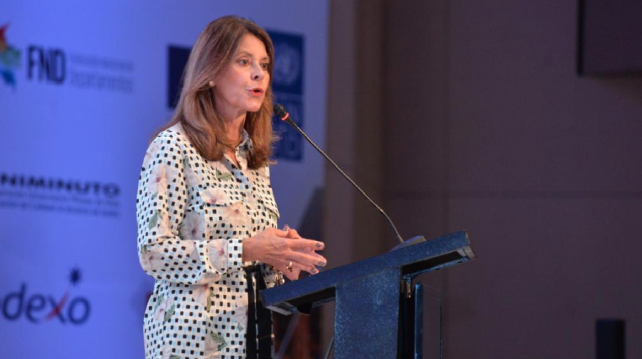 La Vicepresidenta Marta Lucía Ramírez.