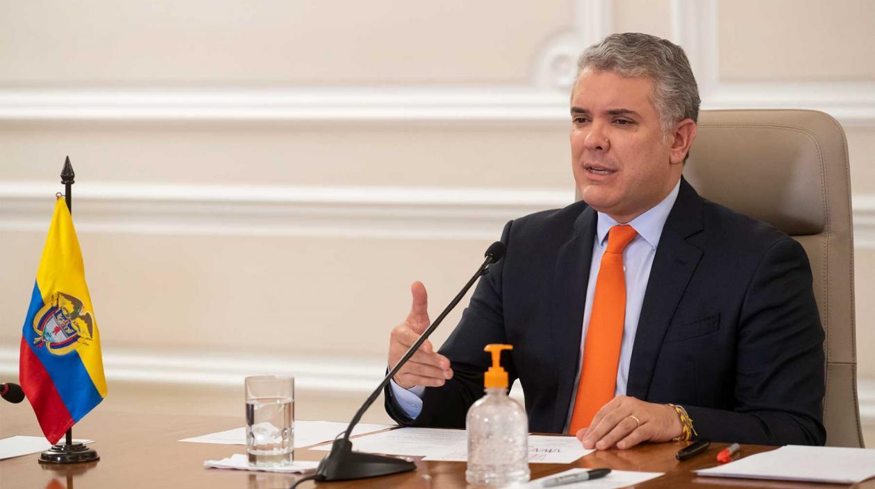 El Presidente de la República, Iván Duque.