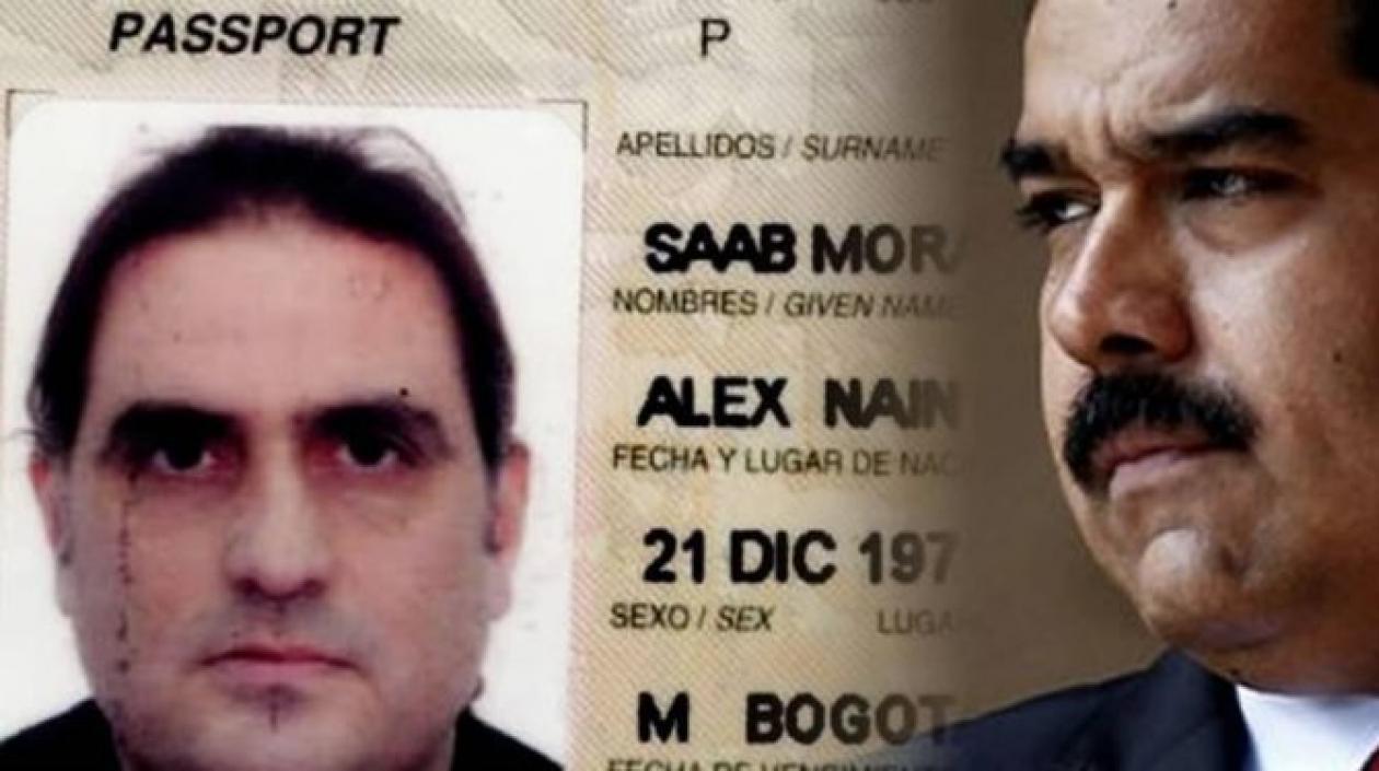 Alex Saab y Nicolás Maduro