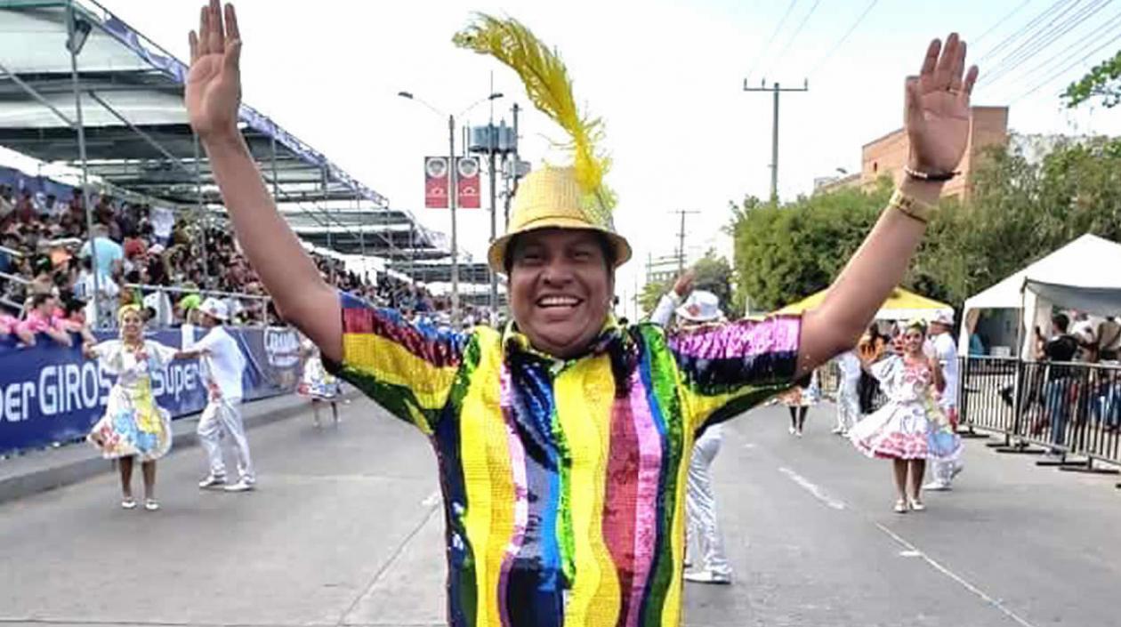 Jorge Garizábalo, en el Cumbiódromo de la Vía 40.