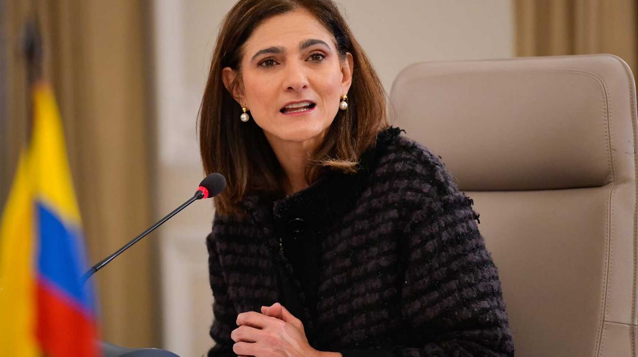 Ángela María Orozco, ministra de Transporte.