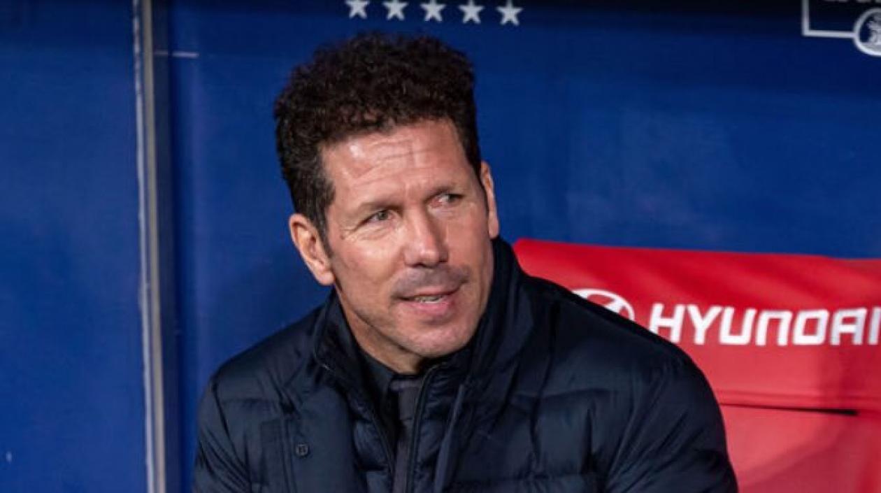 Diego Simeone, entrenador del Atlético de Madrid.