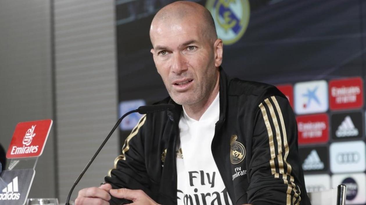 Zinedine Zidane, técnico del Real Madrid.