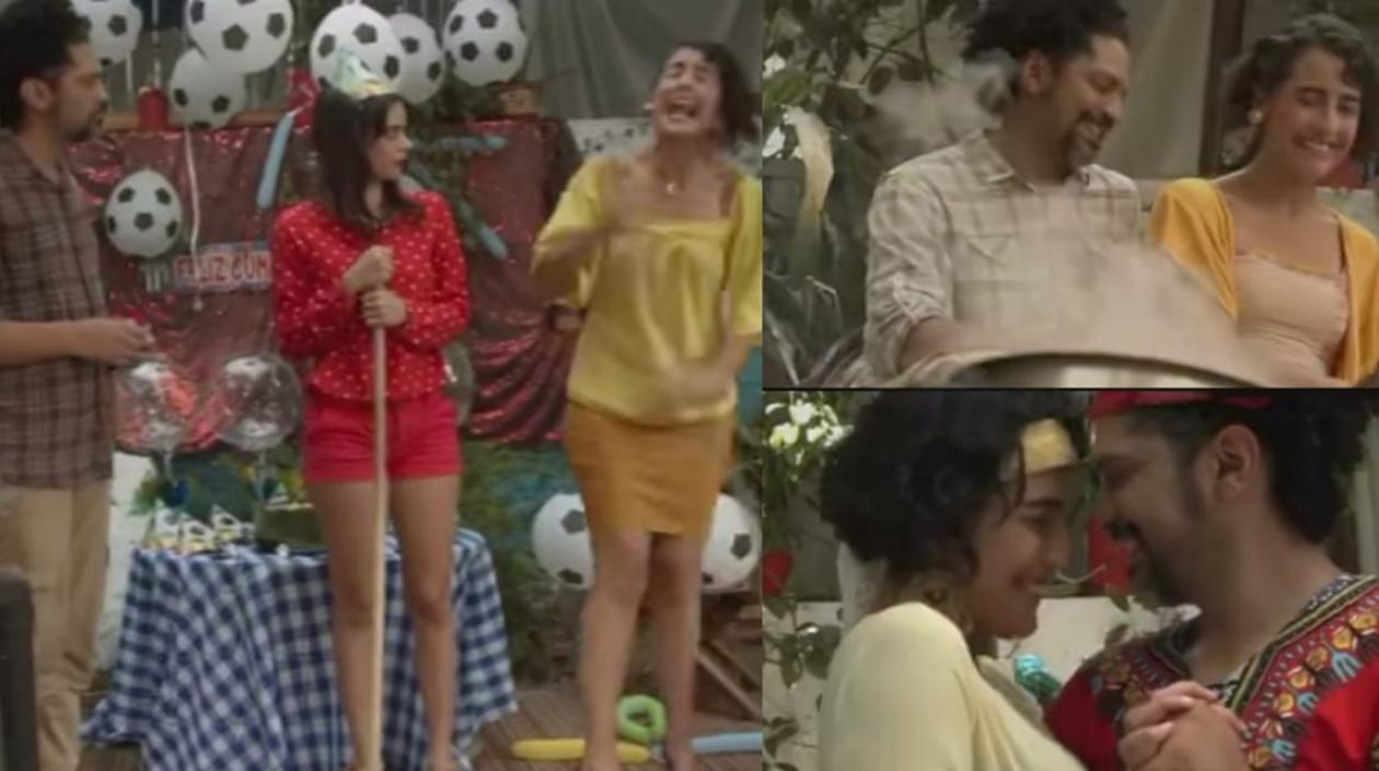 Escenas de la producción.