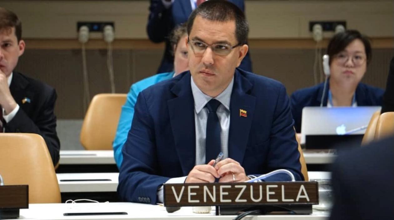 Jorge Arreaza, Canciller venezolano.