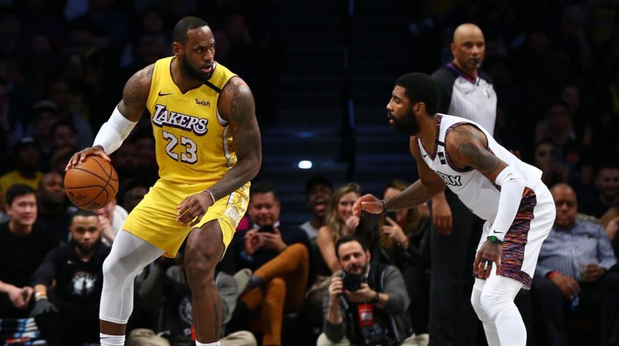 LeBron James y Kyrie Irving.