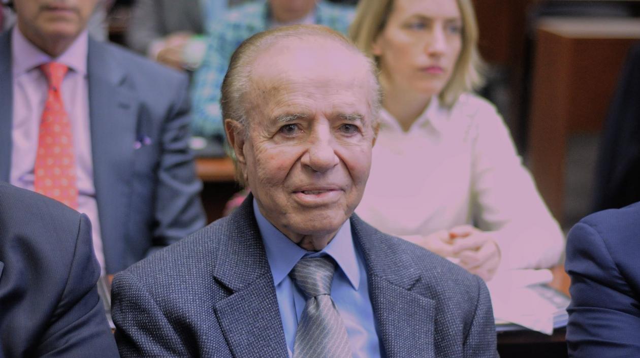 El expresidente argentino Carlos Menem.