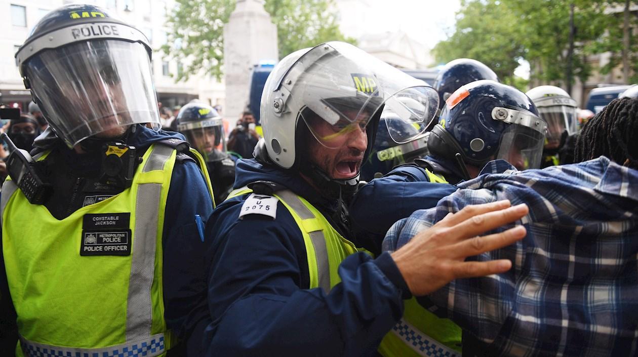 Imagen de las protestas.