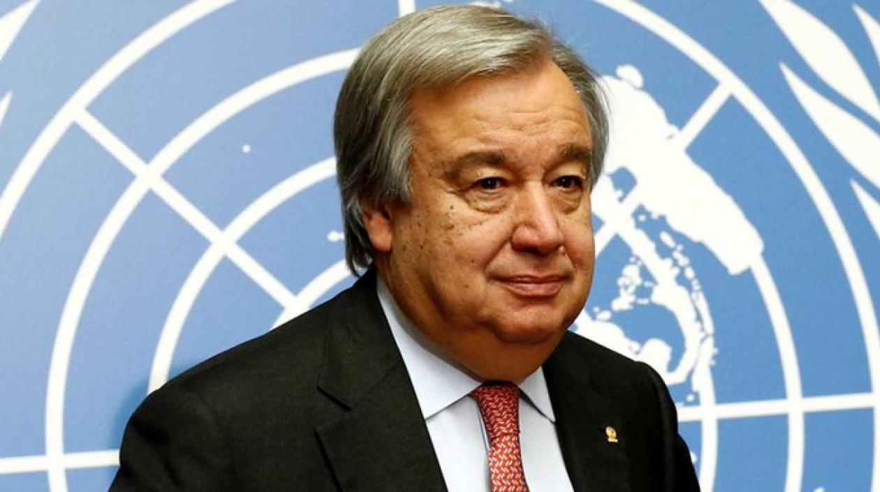 Secretario general de la ONU, António Guterres.