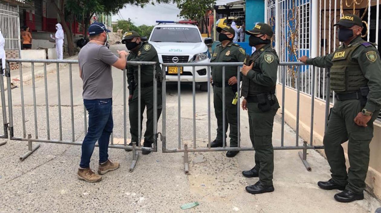 Los nuevos cercos sanitarios dispuestos hoy por la Alcaldía de Barranquilla.