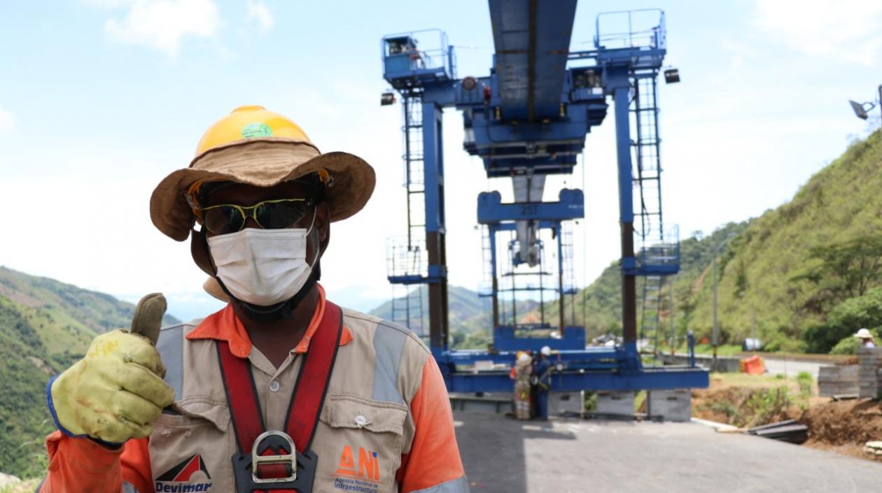 Trabajos de obras de la ANI en la Costa.