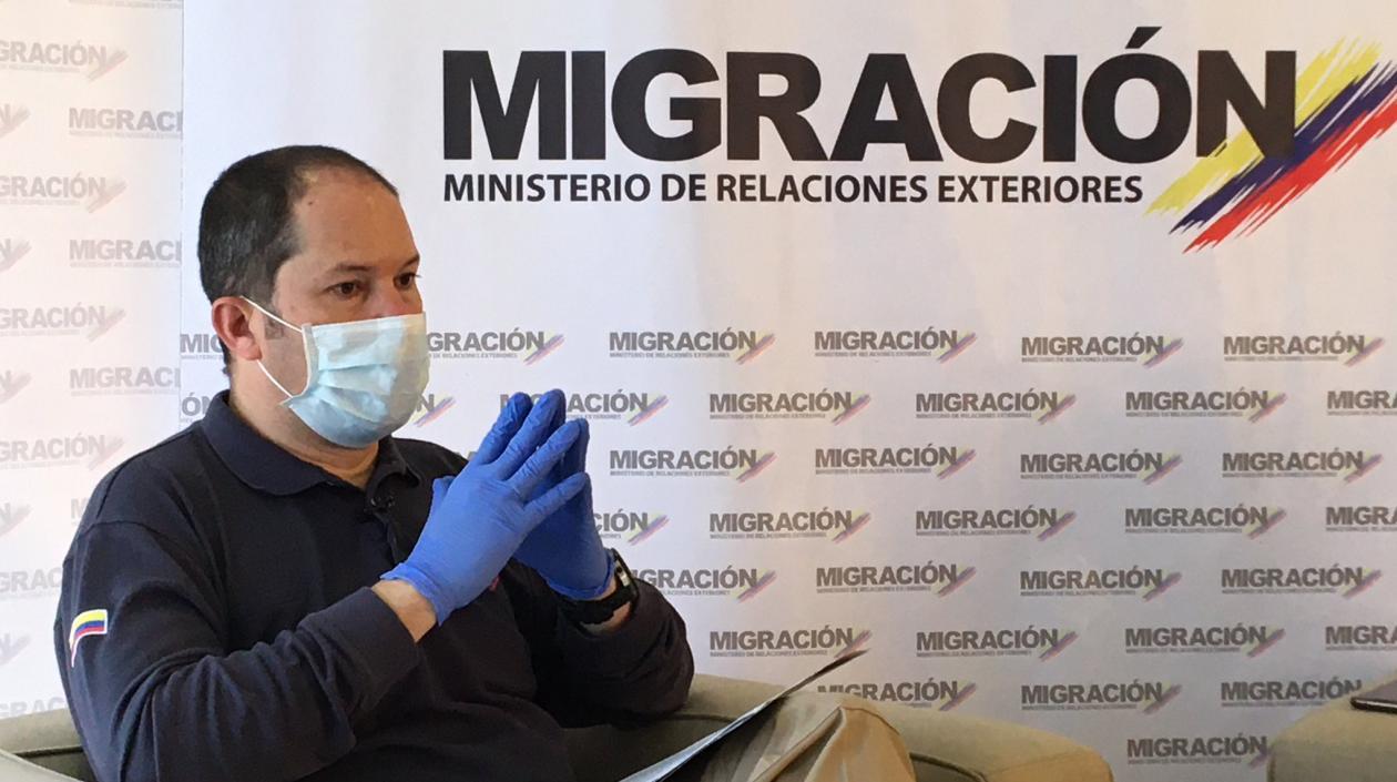 Juan Francisco Espinosa, director de Migración Colombia.