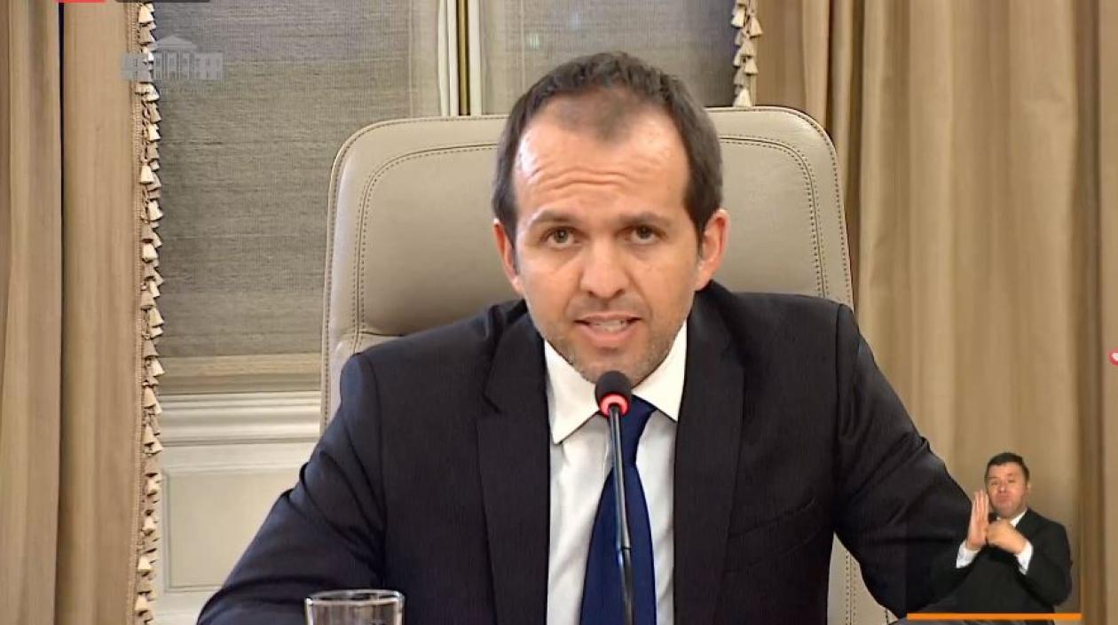 Ministro de Deporte, Ernesto Lucena.