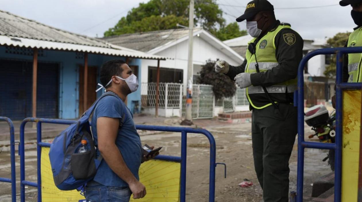 Cerco epidemiológico en el barrio Las Nieves.