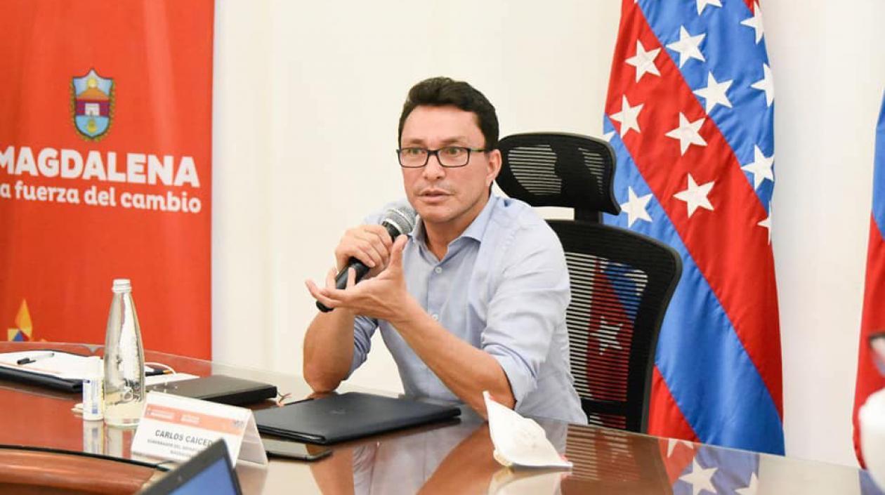 Carlos Caicedo, Gobernador del Magdalena.