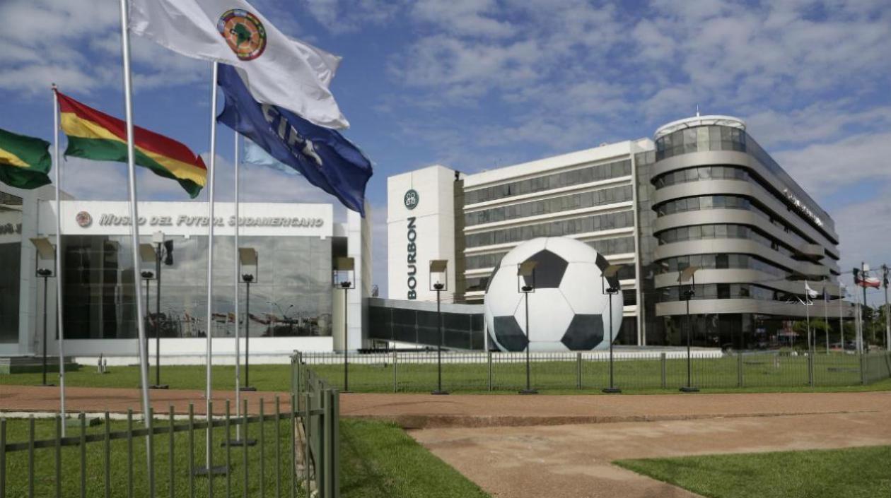 Fachada de Conmebol.