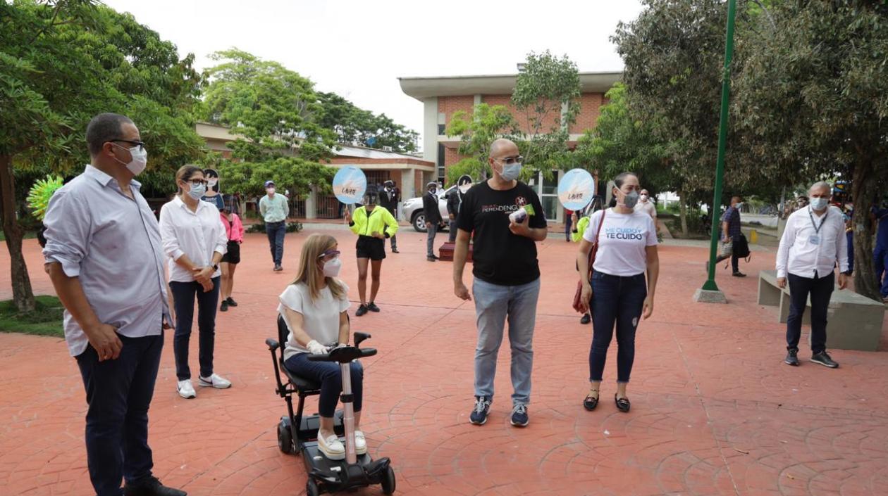 Visita de la Gobernadora a Baranoa.