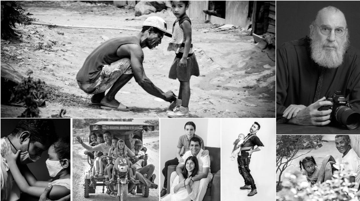 Una muestra de las fotos en exhibición virtual.