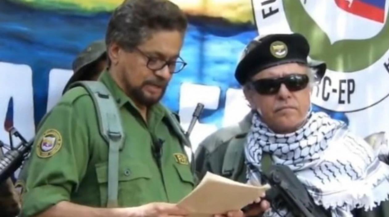 'Iván Márquez' y 'Jesús Santrich'.