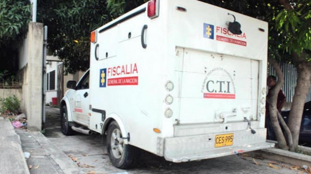 El CTI de la Fiscalía se encargó de la inspección del cadáver.