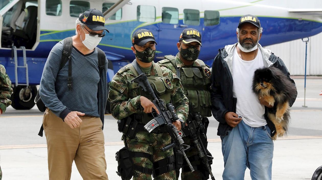 El suizo Daniel Max Guggenheim y el ciudadano brasileño José Iván Albuquerque García.