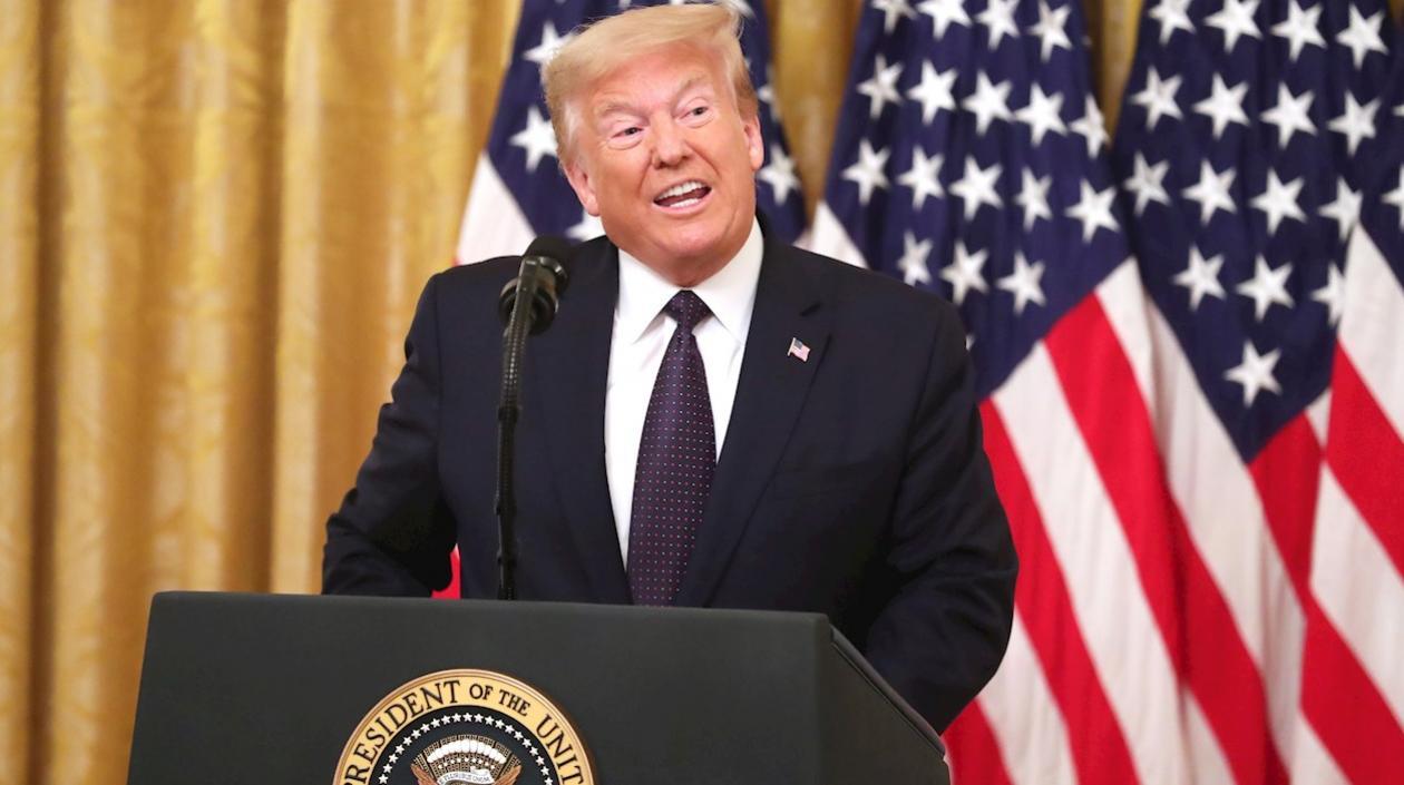 Donald Trump, presidente de los Estados Unidos.