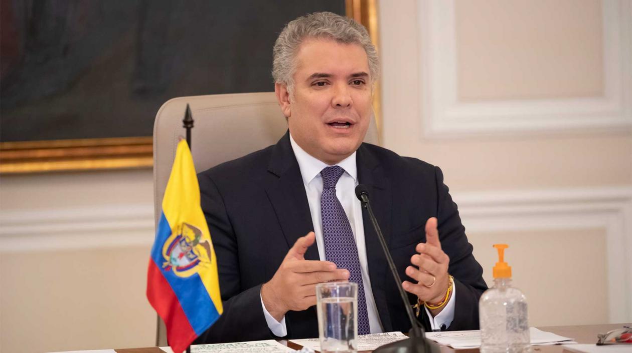 El Presidente de la República, Iván Duque.