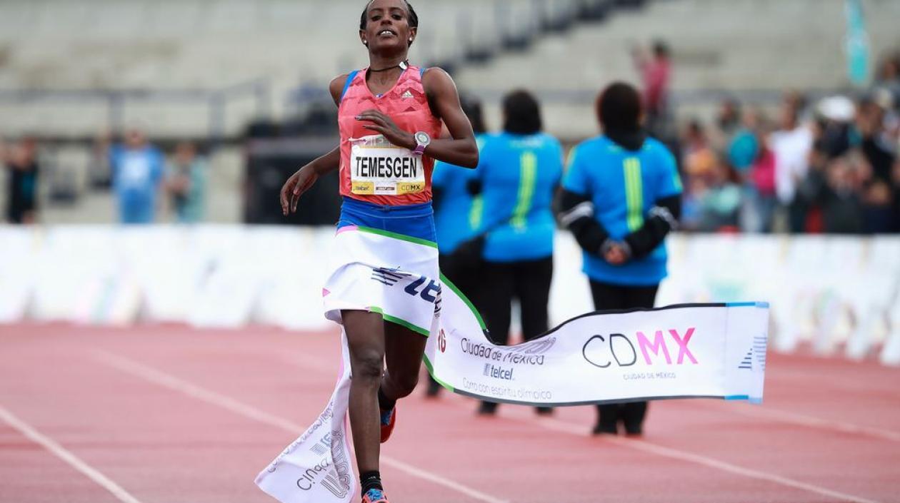 La atleta etíope Etaferahu Temesgen Wodaj.