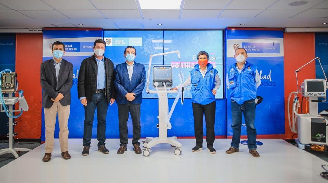 Entrega de ventiladores.