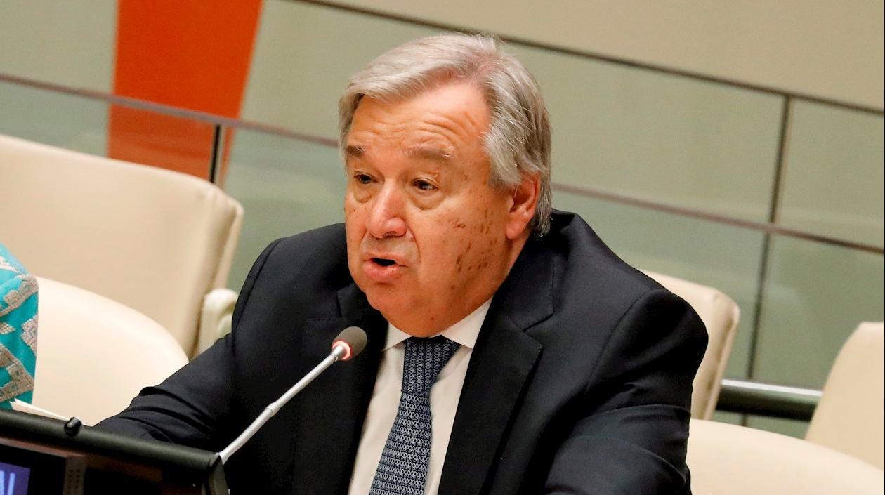 Antonio Guterres, secretario general de la ONU.