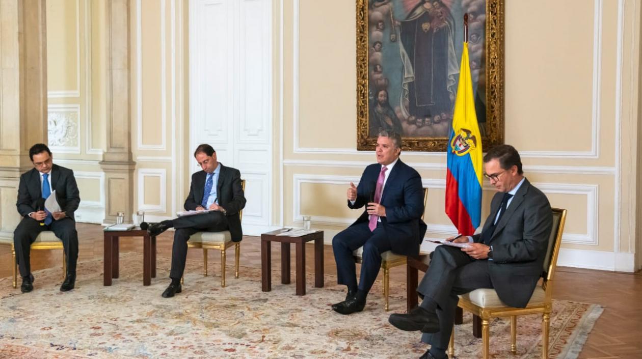 Conversatorio 'El papel de las mipymes en la reactivación y recuperación económica de Colombia'.