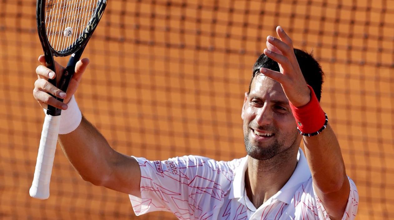 El  tenista serbio Novak Djokovic.