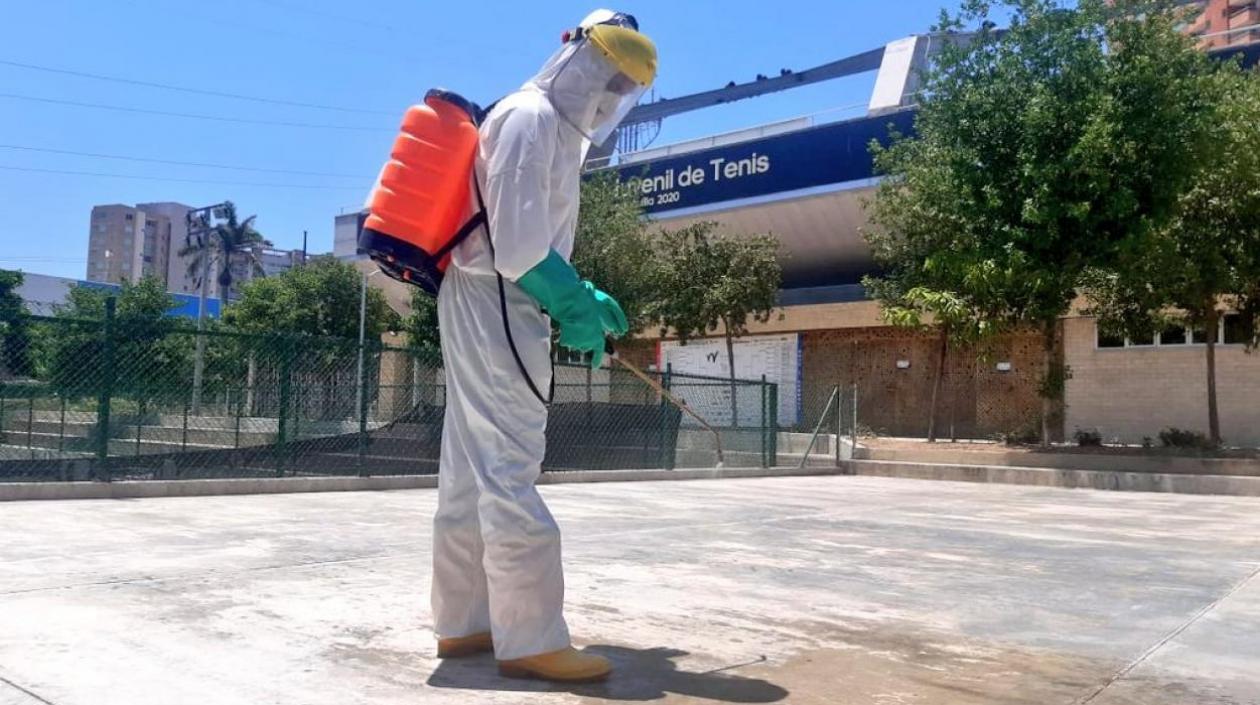 Desinfección en Barranquilla.