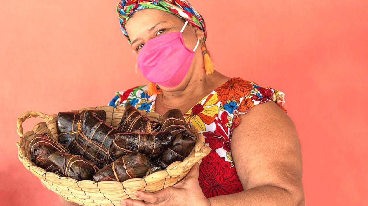 Los tradicionales y deliciosos pasteles de Pital de Megua.