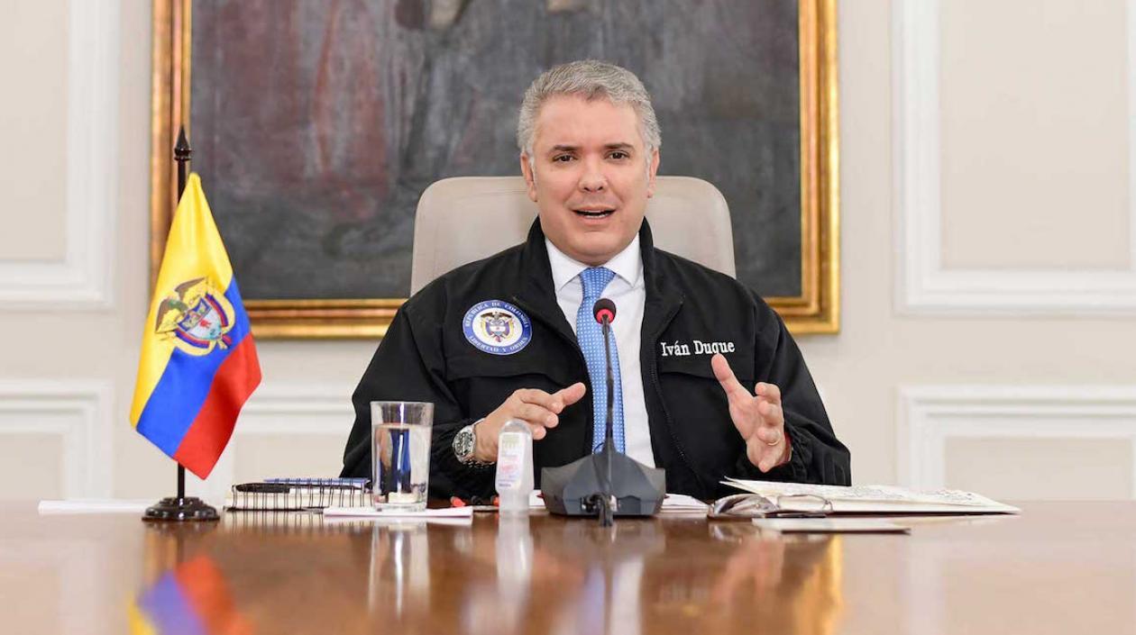 Iván Duque, presidente.