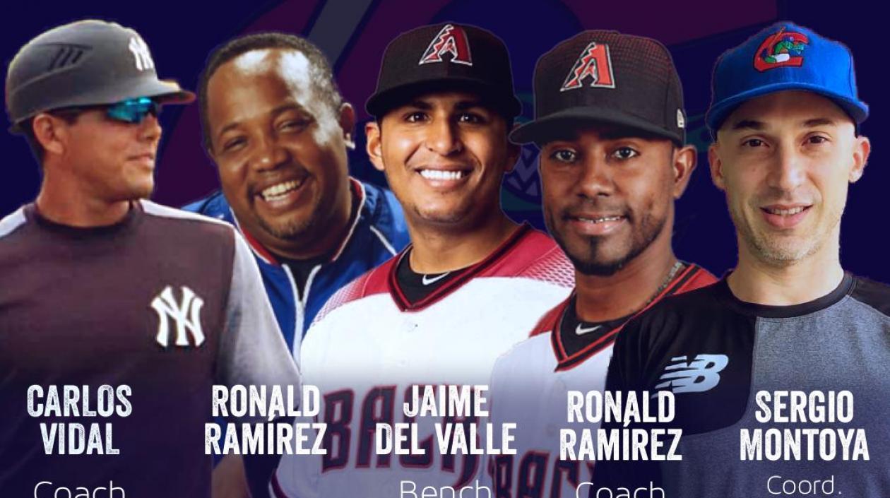 El cuerpo técnico de Caimanes.