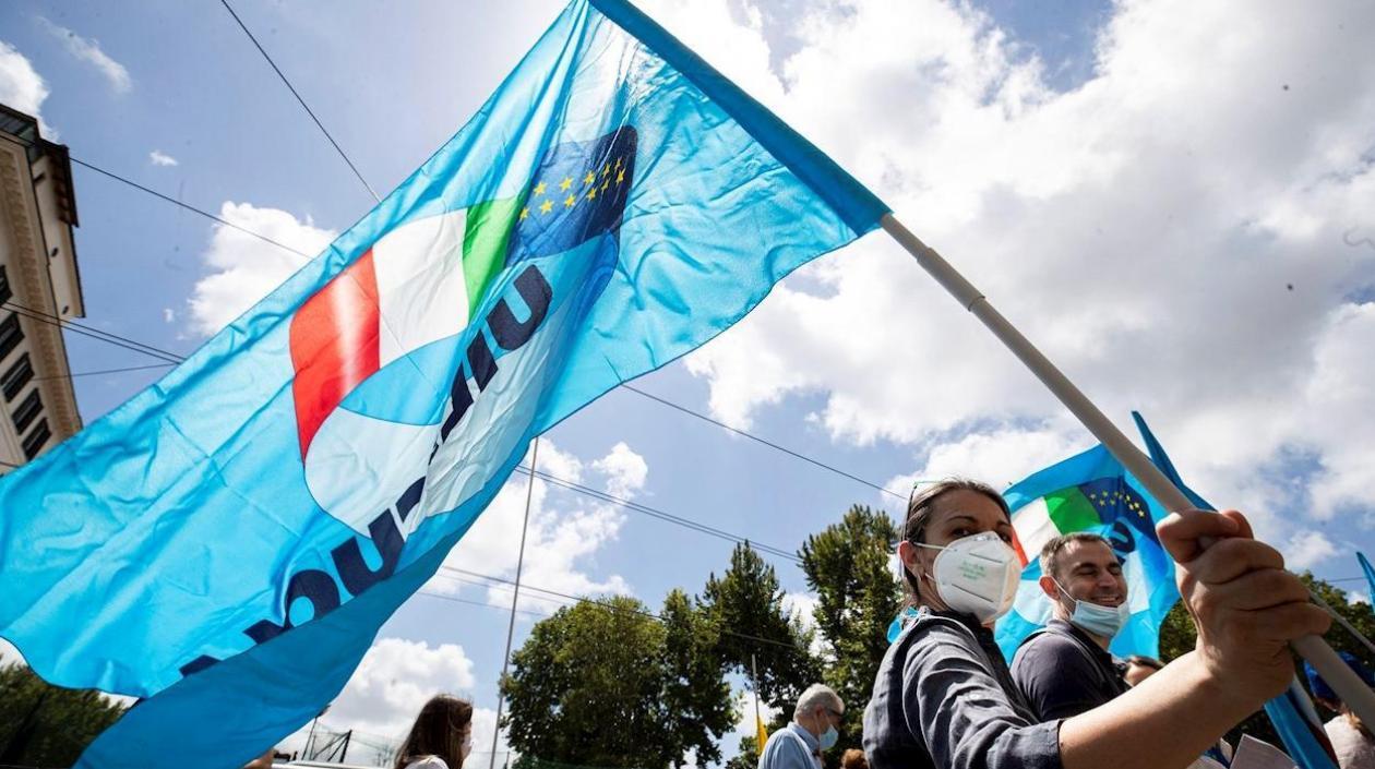 Protesta de docentes.