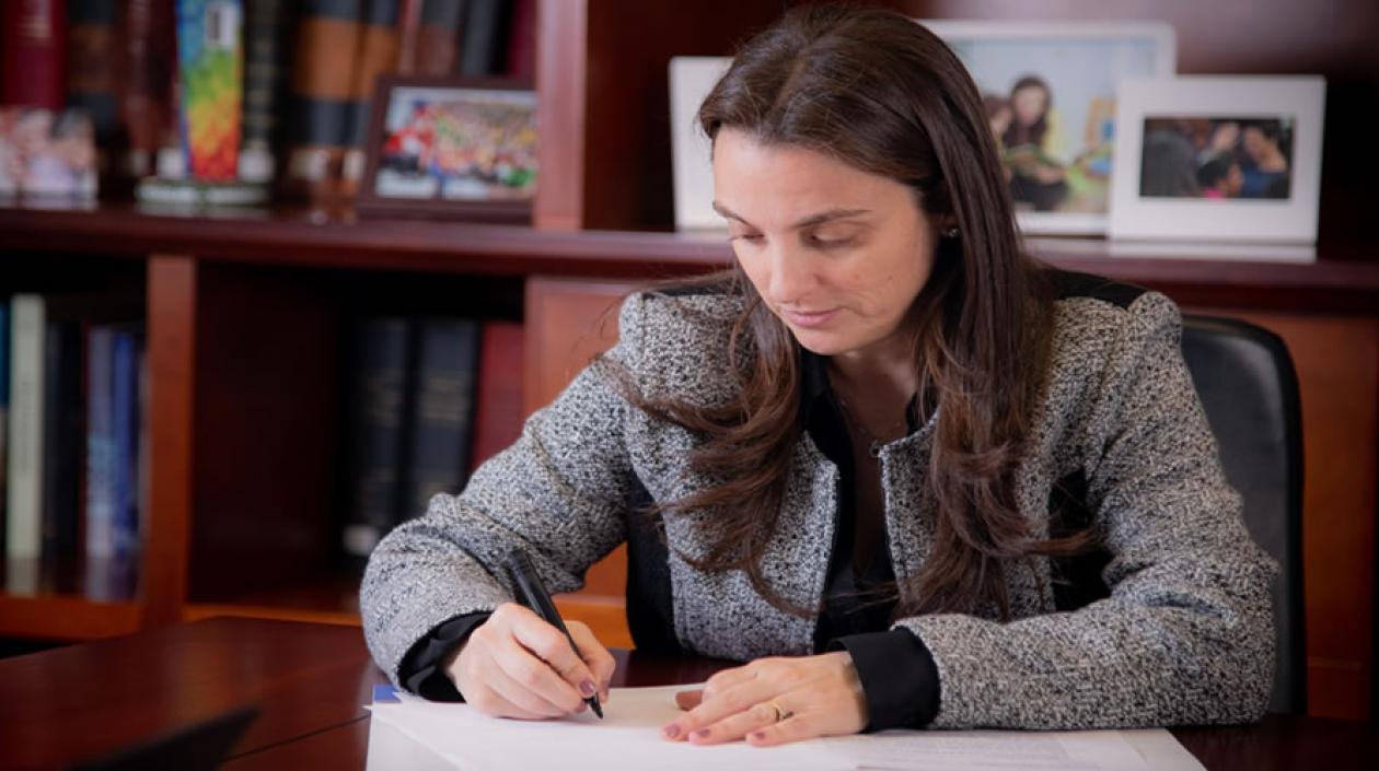 Karen Abudinen, ministra de las TIC.