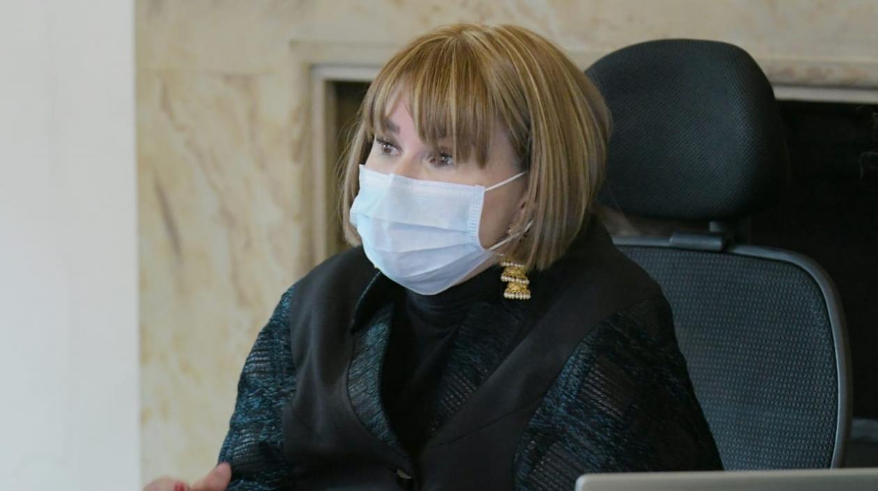 Alicia Arango Olmos, ministra del Interior.