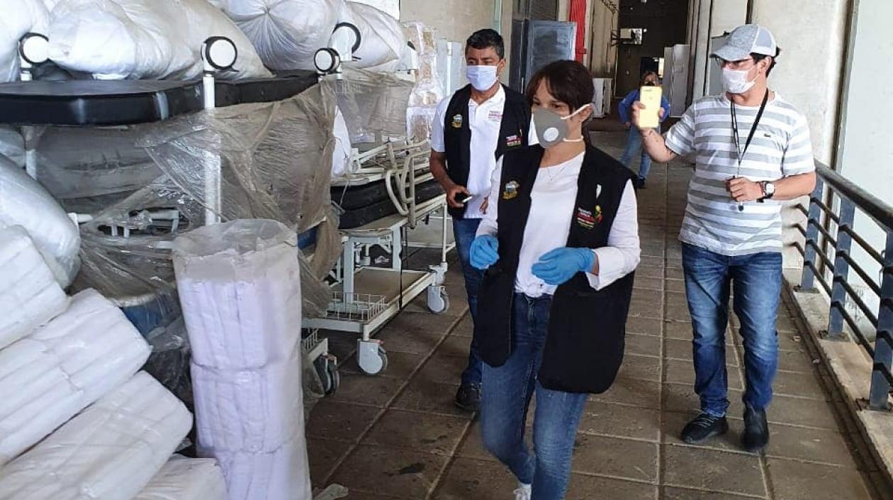 La Personera Distrital (e), Angélica Avila Goldfarb.