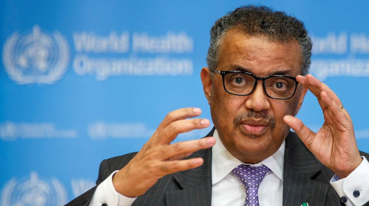 El director general de la OMS, Tedros Adhanom Ghebreyesus.