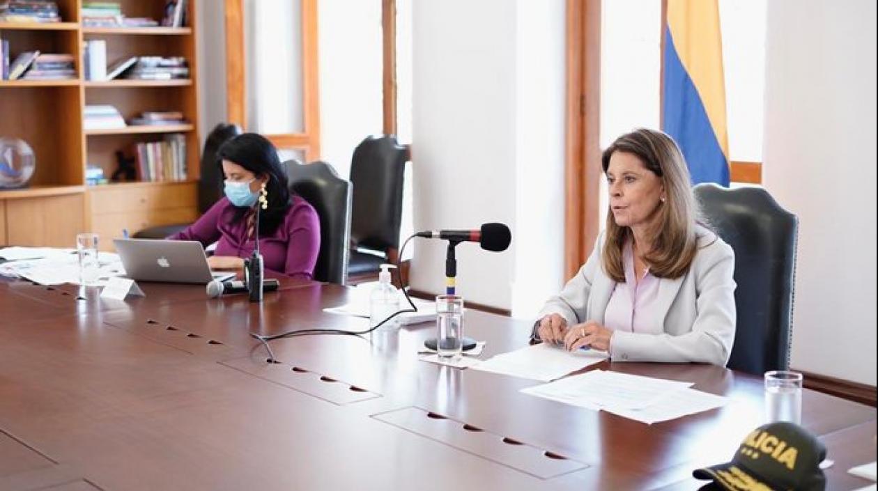 La Vicepresidenta Marta Lucía Ramírez.